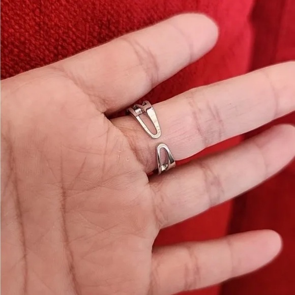 ✨new Sterling Silver Anti Anxiety Fidget Spinner Ring - Picture 4 of 5